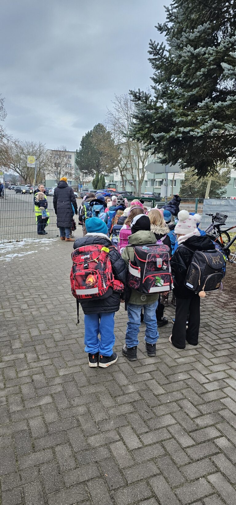 Busschule in der Grundschule Am Kiefernwald